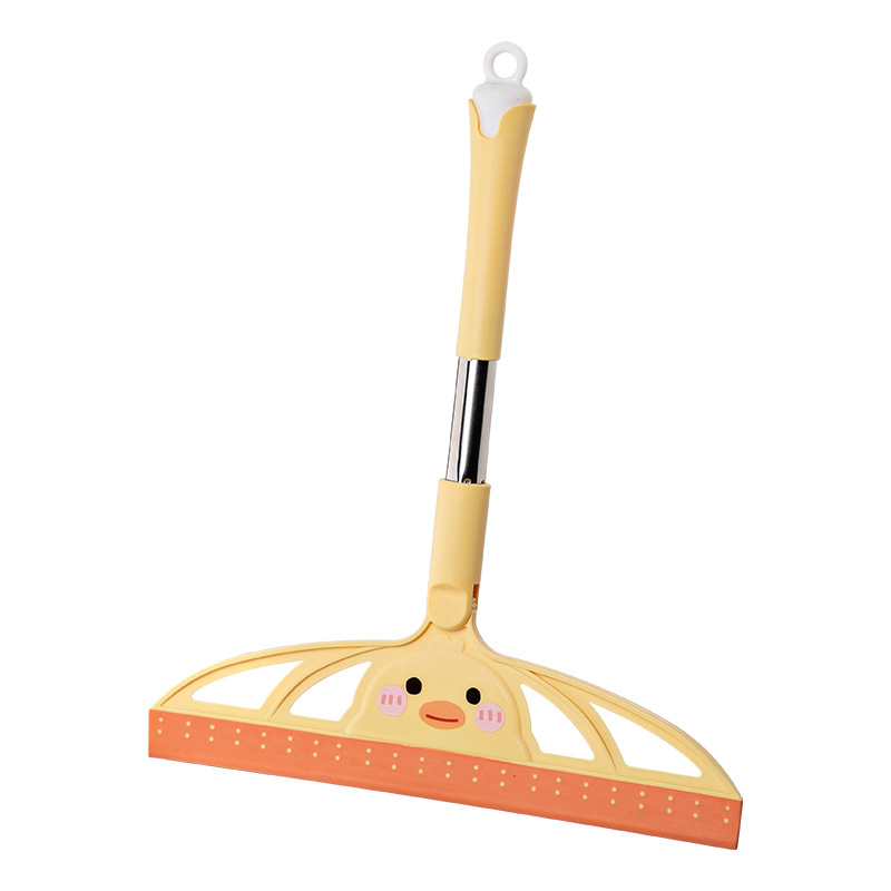 Limpiaparabrisas de dibujos animados pato plegable de vidrio artefacto de limpieza limpiaparabrisas hogar piso raspado eliminación de polvo buen ayudante