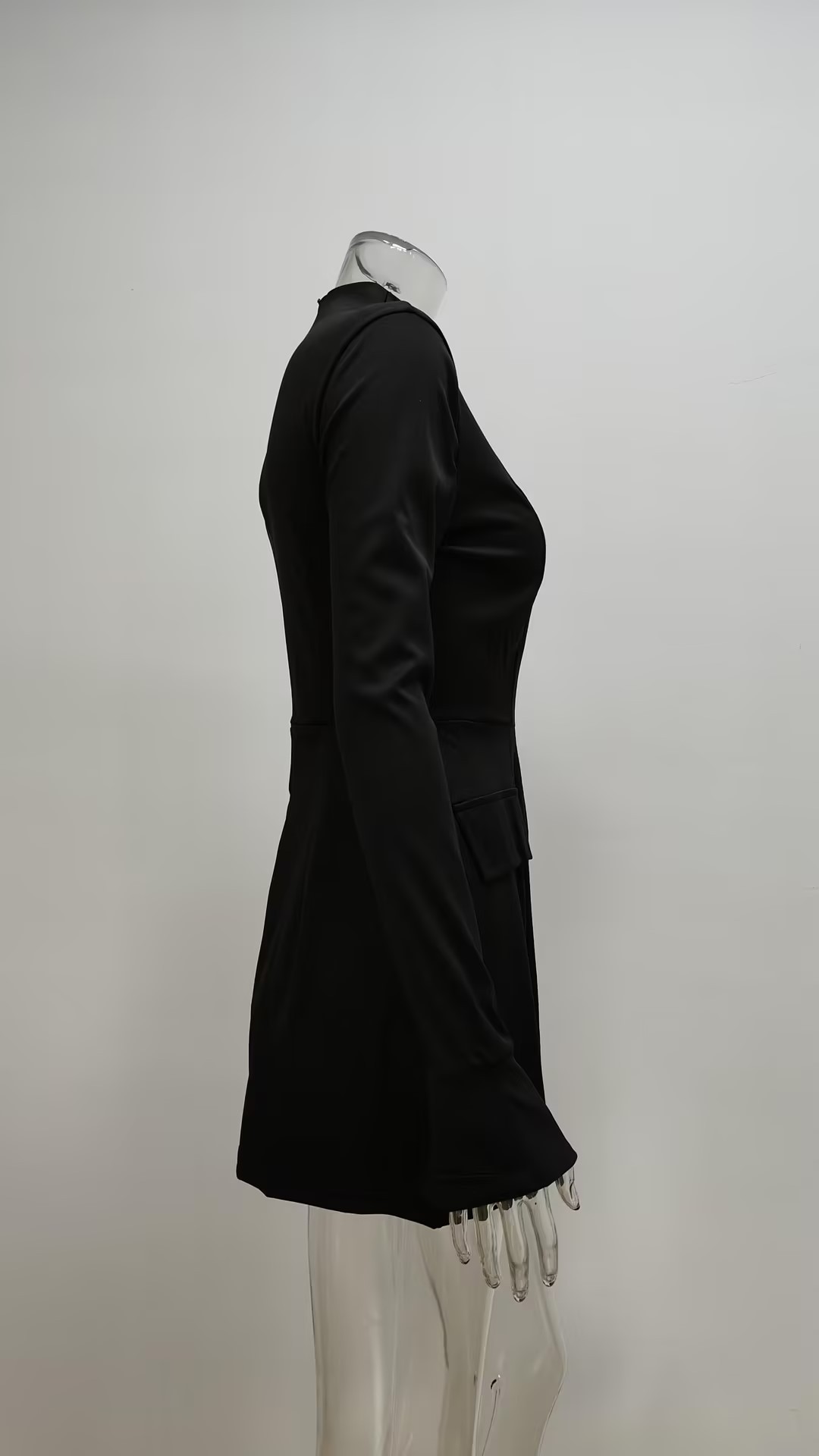 2026 New Spring Women's Fashion Stylish Sexy Bodycon Dress, Elegant And Slim-Fitting Long-Sleeve Dress_ecoleips.com