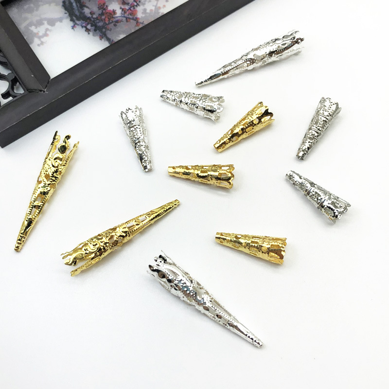 diy jewelry accessories ancient Chinese clothing headdress beaded hairpin material flower cap flower holder manufacturers wholesale