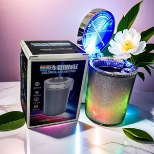 LED işıqlı avtomobil külqabısı, yaradıcı rəngli işıqlar, kondisioner çıxışı