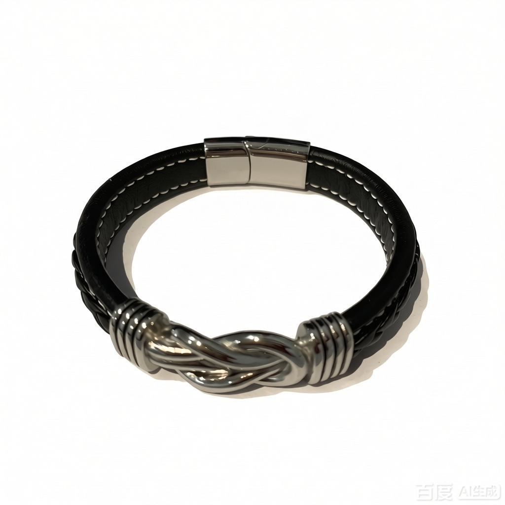 Cross-border bracelet stainless steel color buckle without words