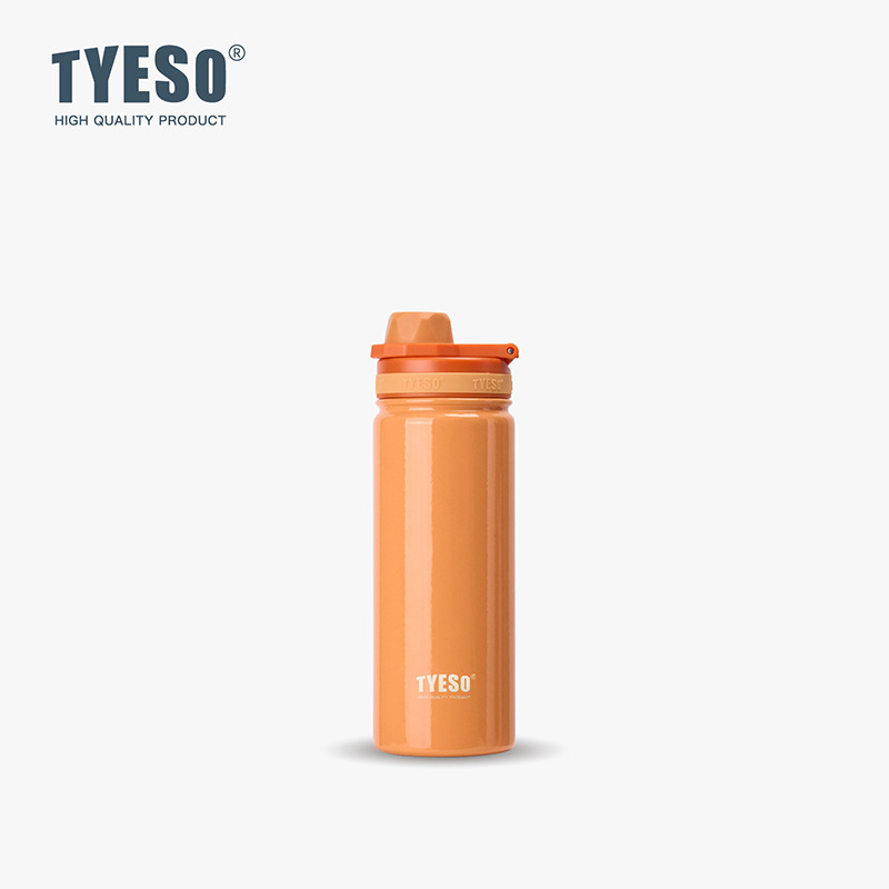 Taisuo 学生スポーツボトル TYESO ポータブルハンドルステンレス鋼ウォーターカップ INS 真空北欧スタイル二重層断熱カップ|undefined