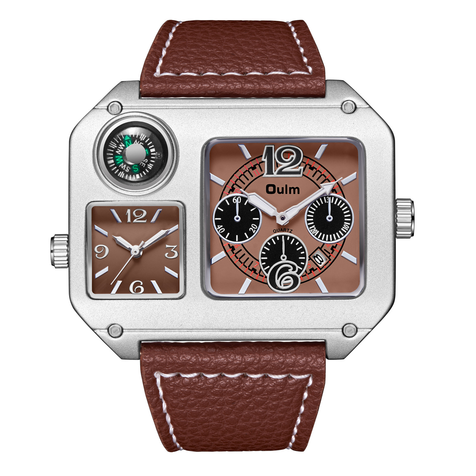 Cross-Border Hot-Selling Fashion New Large Dial Quartz Electronic Watch Men's Non-Mechanical Foreign Trade Men's Watch Wholesale Dropshipping