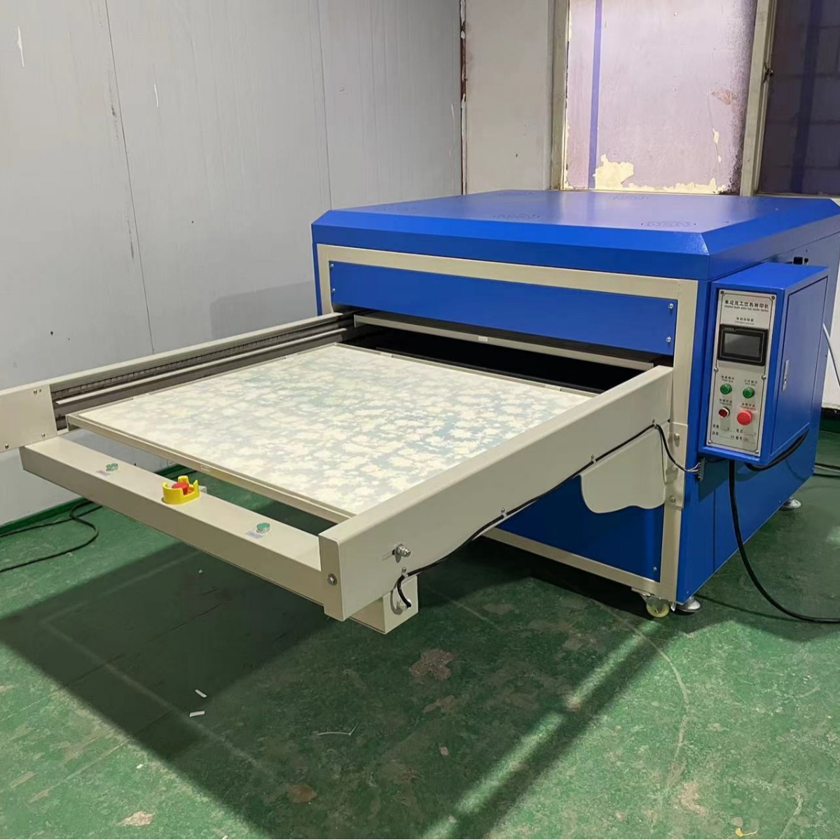 Máquina de transferencia de sublimación automática de doble estación de un solo lado Máquina de sublimación de doble estación neumática Máquina de estampado en caliente de transferencia de calor Jinke