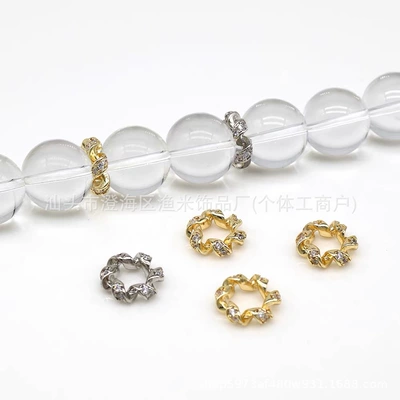 Zərgərlik ara hissələri large-hole crystal DIY jewelry beaded