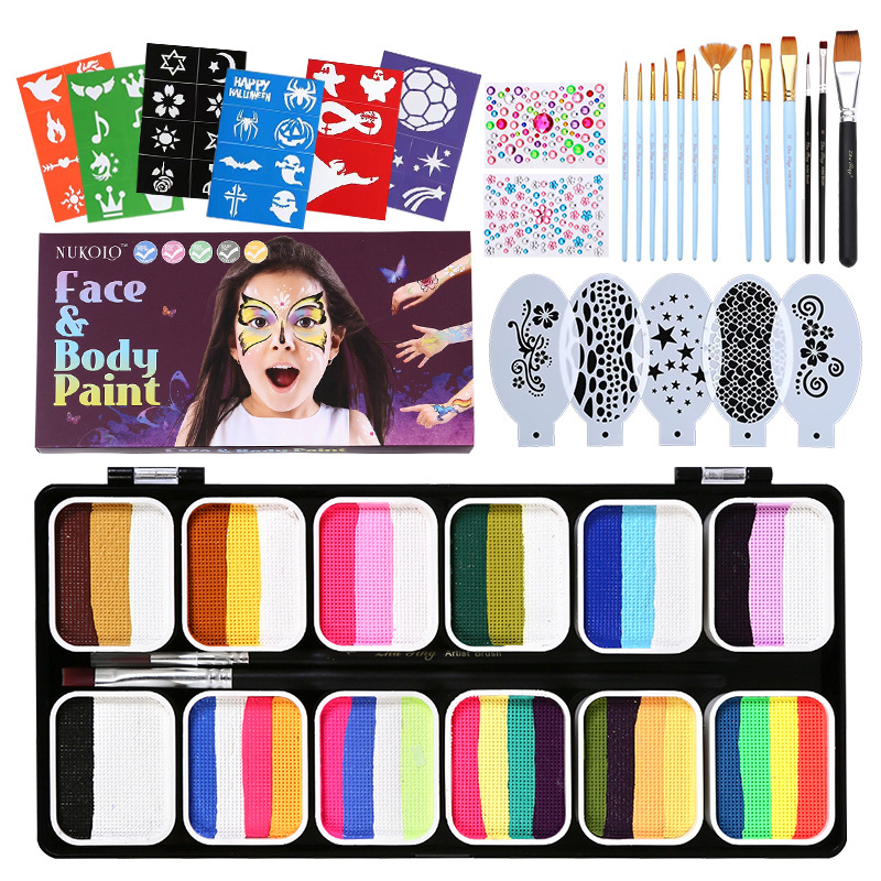 3012F-12 그리드 페인팅 + 10개의 파란색 부채 모양 + 단일 검정색 플랫 헤드 + 6개의 컬러 스티커 + 5개의 흰색 몰드 + 다이아몬드 2팩