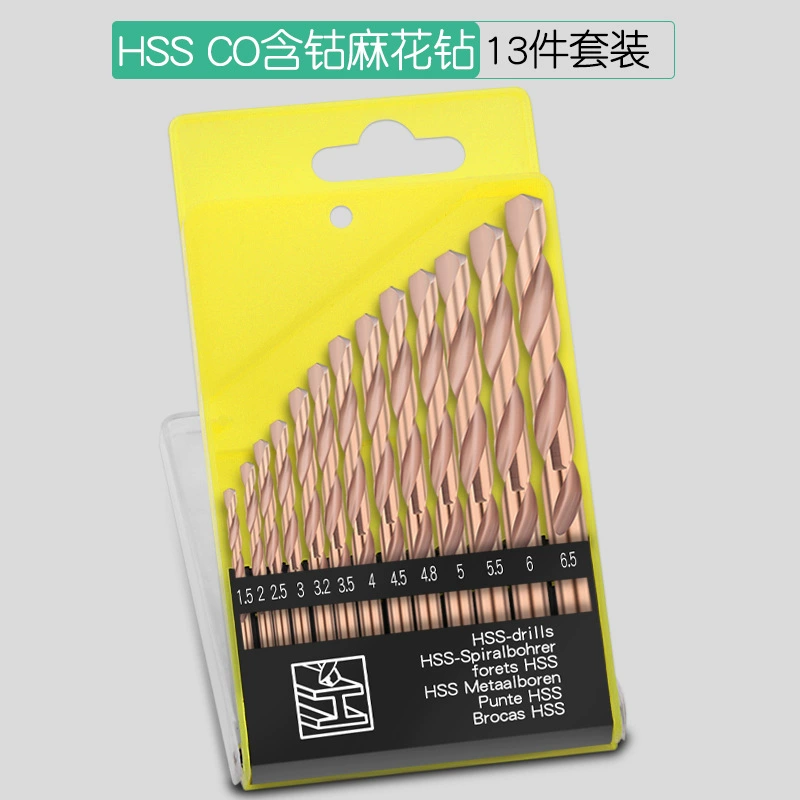 Набор сверла из сверла из нержавеющей стали сплава высокой твердости