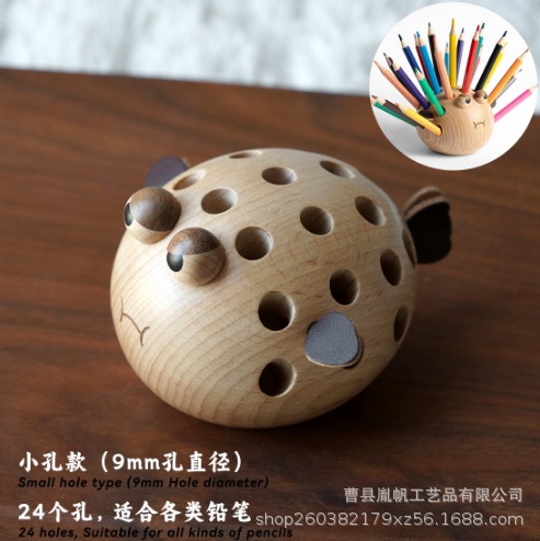 연필을 위한 0.9cm 구멍