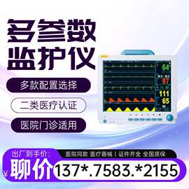 监护仪多参数 心电监护仪医用心电监护检测仪 医用多参数监护仪厂