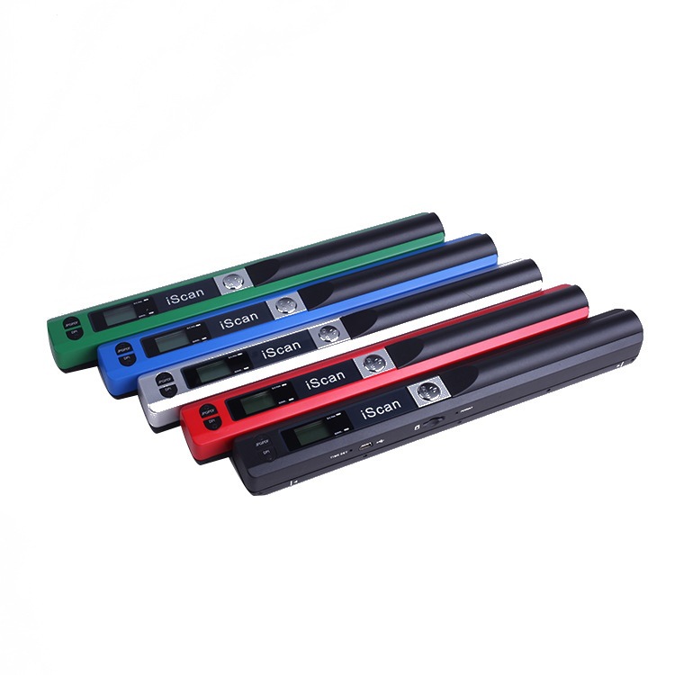 Iscanポータブルハンドヘルドスキャナhd 900dpi家庭用カラーブック写真a4ファイルスキャナ
