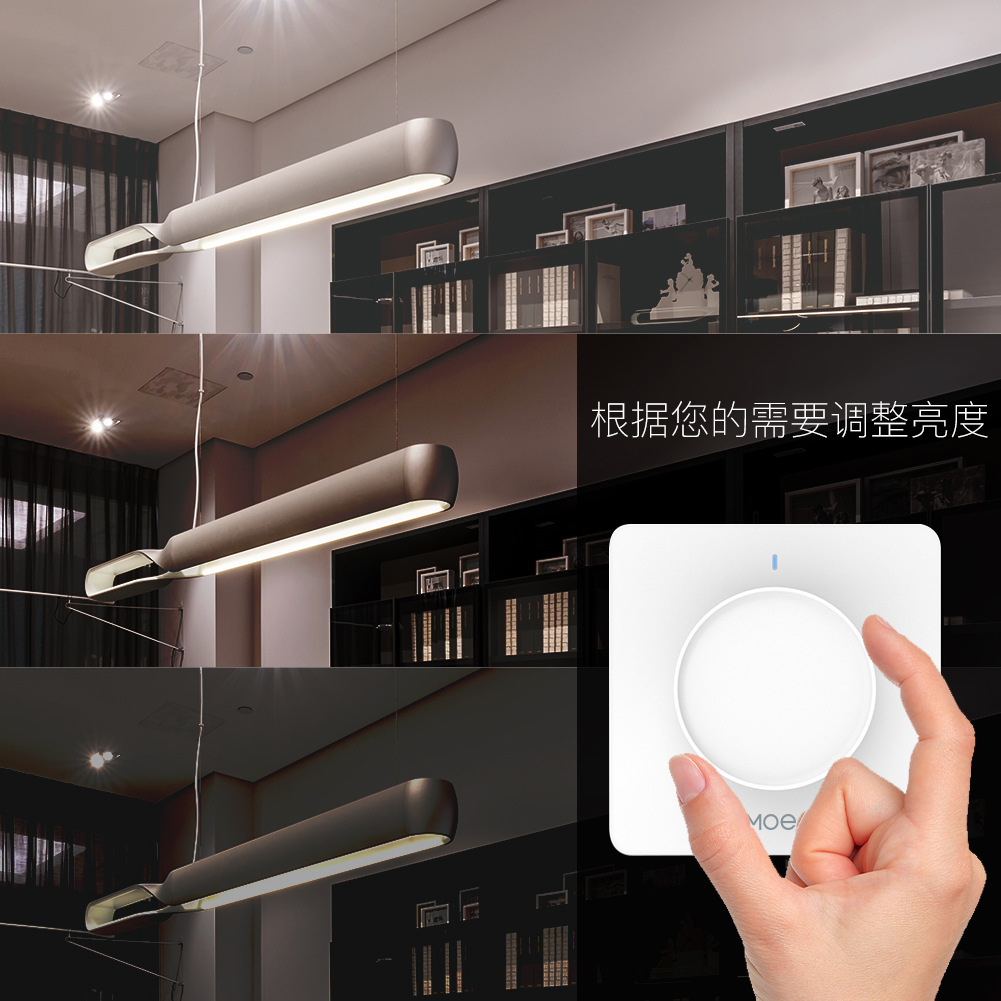 WiFi Doodle Smart Home Dimmer Switch App Remote Timer Zigbee Touch Knob Smart Switch