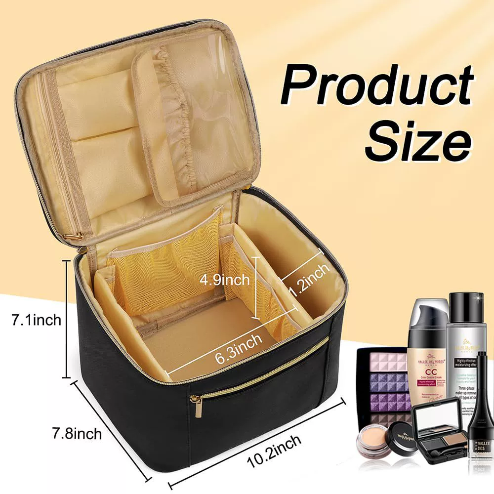 Polyurethane cosmetic bag, handheld shoulder bag, organizer bag, capacious waterproof bag, custom-made
