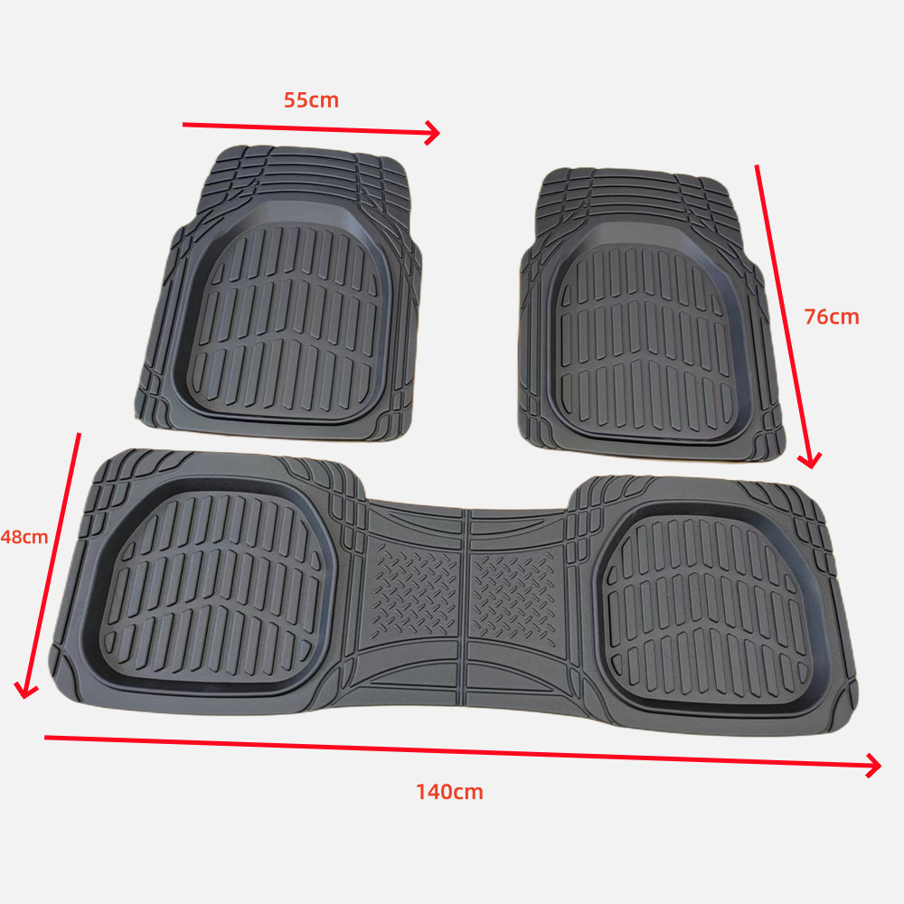 Estera universal del pie del coche TPE resistente al aceite resistente al desgaste Four Seasons Corte libre adecuado para una variedad de modelos stock conveniente