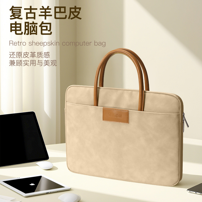 Laptop Bag 14inch Suitable for Lenovo Apple Pro Huawei Satchel 15.6 Liner Air13.3 Protective Cover