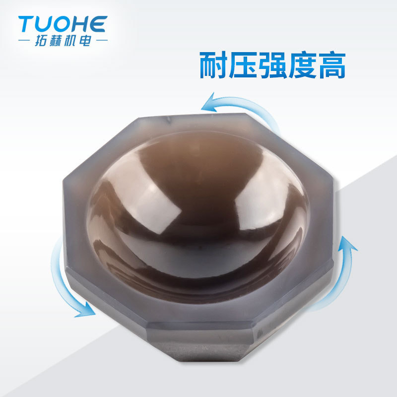 实验室用天然玛瑙钵 40mm50mm无杂质玛瑙研钵 含研磨棒玛瑙钵