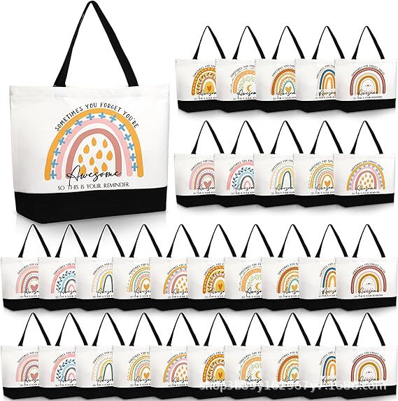 Gift Canvas Handbag Ladies Teacher Colleague Inspirational Bag…