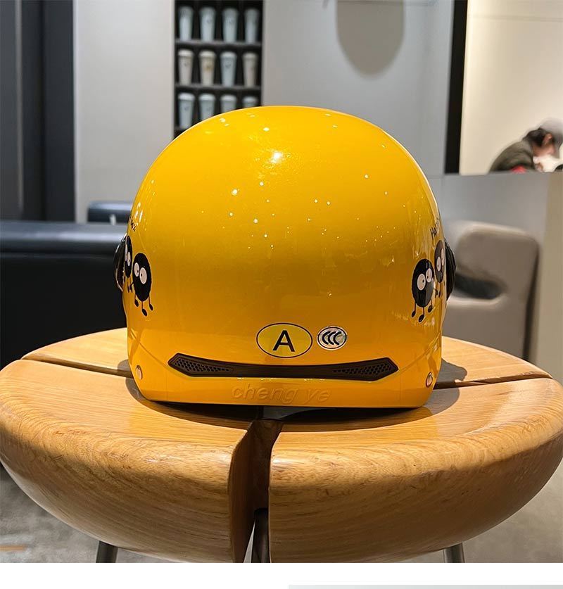 3C Certified Electric Vehicle Helmet - Universal Lightweight Motorcycle Half Helmet