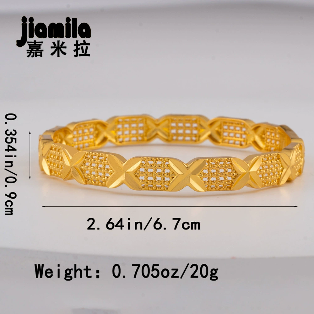 嘉米拉 Copper bracelet, fashionable jewelry, 24 carat, European style