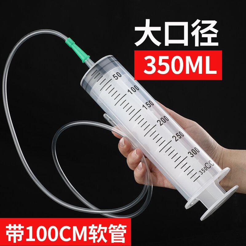 jeringa de plástico gruesa de gran capacidad con tubo de aguja para experimento de alimentación de jeringa veterinaria y dispensación de enema image 50