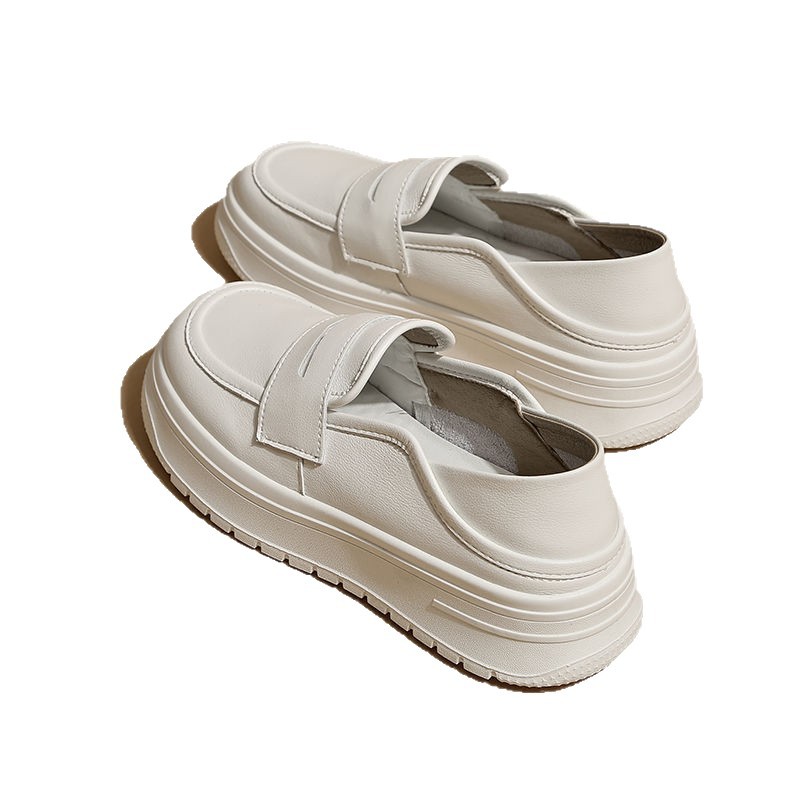 Zapatos blancos cómodos transpirables, antiodores, antideslizantes, 2025 nuevos zapatos de una sola sola sola plana cómodos, zapatos de enfermería de suela suave, zapatos para mujeres