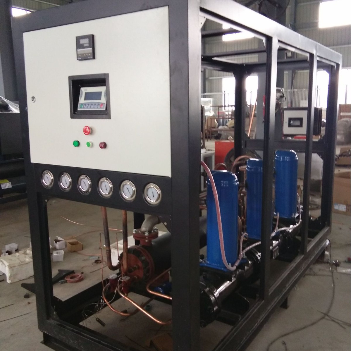 工业低温冷水机组低温螺杆机组液冷散热器废气低温液化冷冻机设备