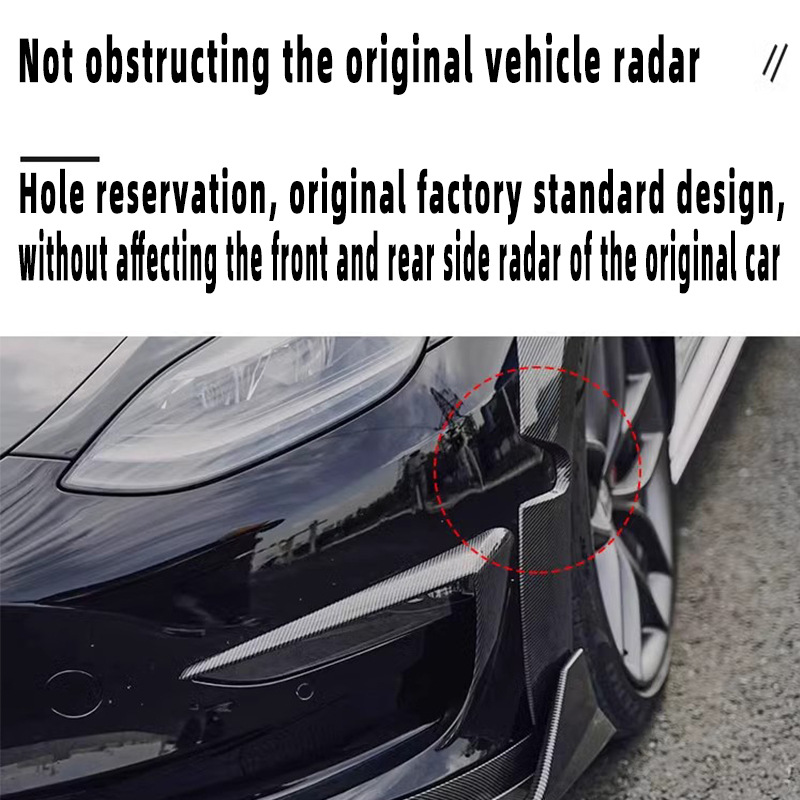 Suitable for 19-23 Model 3 Wide Body Wheel Eyebrow Modification Tubro Wide Body Wheel Eyebrow Widening Decorative Wheel Eyebrow