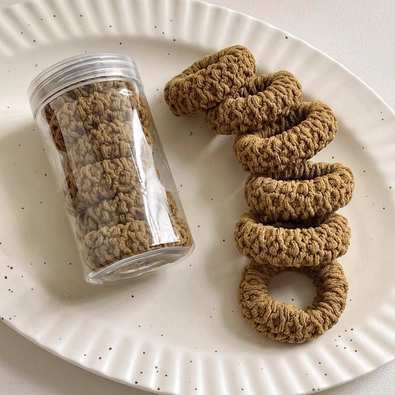 2025 nuevo estilo simple y versátil banda para el cabello sin costuras diadema duradera y de alta elasticidad que no daña el cabello coleta gruesa cuerda para el cabello sombreros