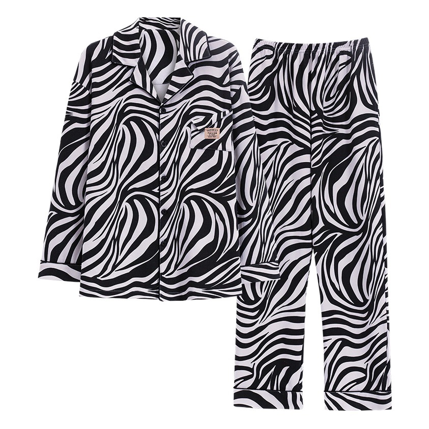 Pijamas de los hombres de algodón de manga larga de primavera y otoño de La Juventud de Algodón de los hombres Estudiante universitario suelta más el tamaño de invierno ropa de casa traje