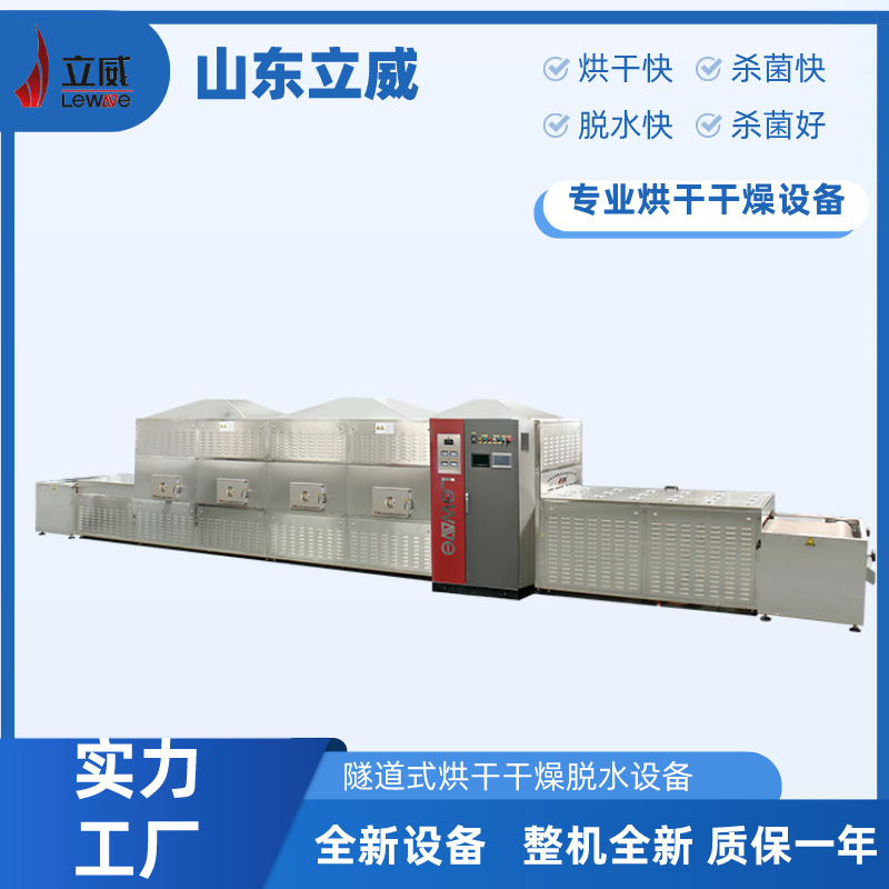 立威实地验厂专用干燥设备 氯化钙酚醛树脂微波烘干机高效