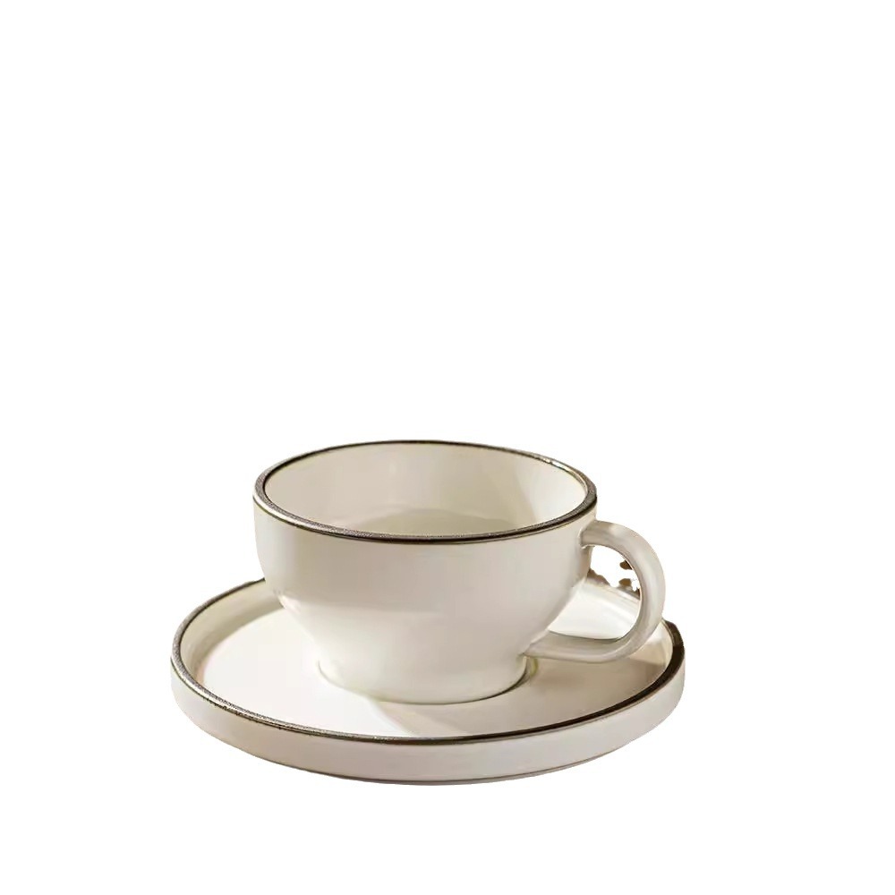 Transfronterizo LICANG cerámica nueva taza de café de lujo ligera set de taza de té de la tarde taza de café latte de alto valor