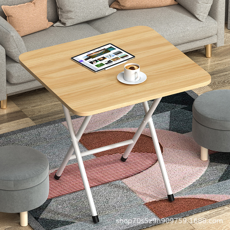 Mesa plegable simple mesa de comedor dormitorio plegable casa de alquiler mesa pequeña cabina de niñas