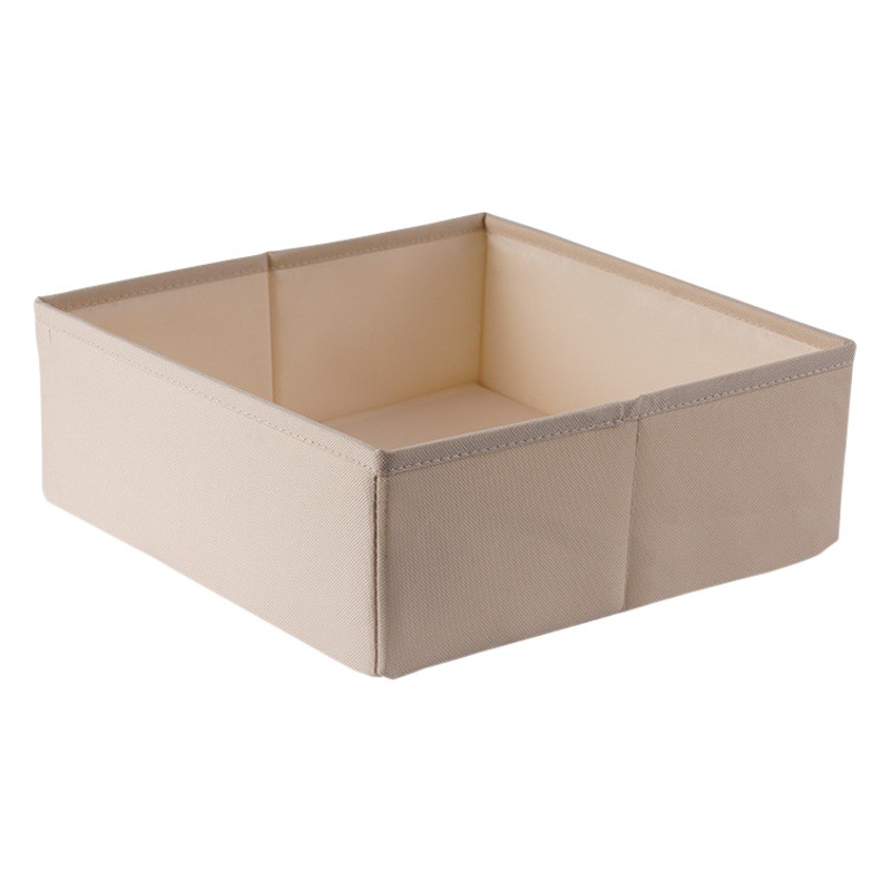 Tela separada ropa interior caja de almacenamiento de escritorio caja de organización ropa interior calcetines sujetador cajón caja de almacenamiento hogar pequeño