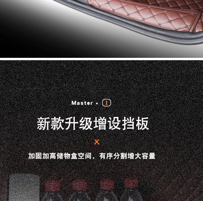 Suitable for BMW 5 series surrounding trunk mat 05-24 new and old 5 series 525Li530li car inner trunk mat