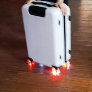 2 inch PVC luminous wheel luggage universal wheel pull rod school bag wheel PU wheel