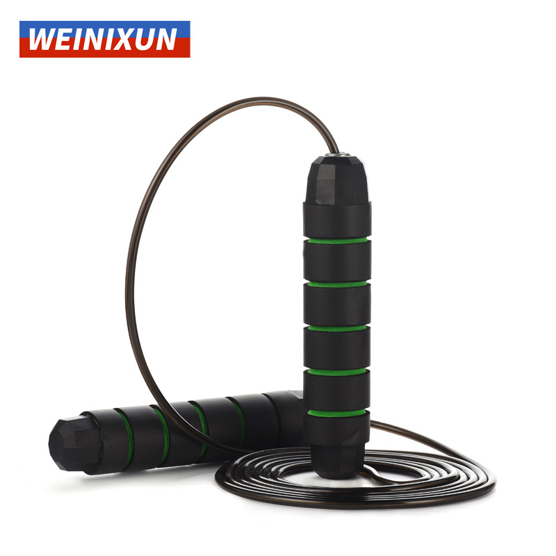 Sweeney Weight-bearing Steel rope skipping Bodybuilding motion adult student Cross border goods in stock On behalf of skipping rope