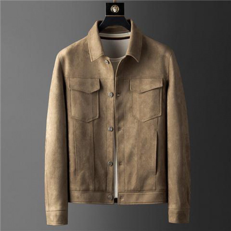 Coat Autumn Men's Spring High-end Texturity Light Luxury New Korean Jacket Men's Laps Casual Foreign Trade Workers Daifa
