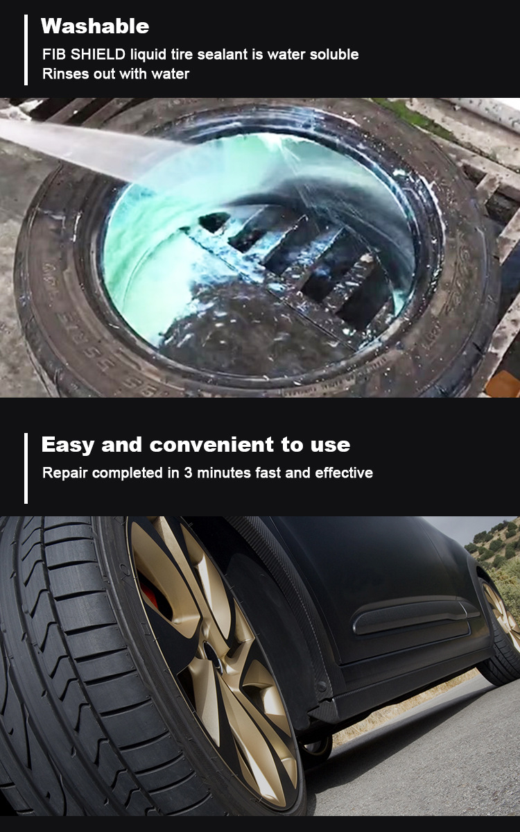 Motorcycle Vacuum Tire Repair Fluid Cross-Border Special Self-Repair Expert Air Pump Tire Self-Repair Fluid Repair Glue