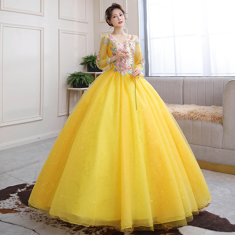 Falda tutú de tul colorida, nuevo estilo de verano 2026, vestido elegante para actuación individual, vestido de noche adelgazante para anfitriona de escenario