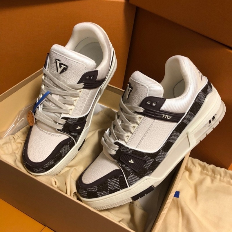 Guangzhou versión superior original puro paquete completo entrenador de asno zapatillas deportivas casuales de cuero para parejas hombres y mujeres skate