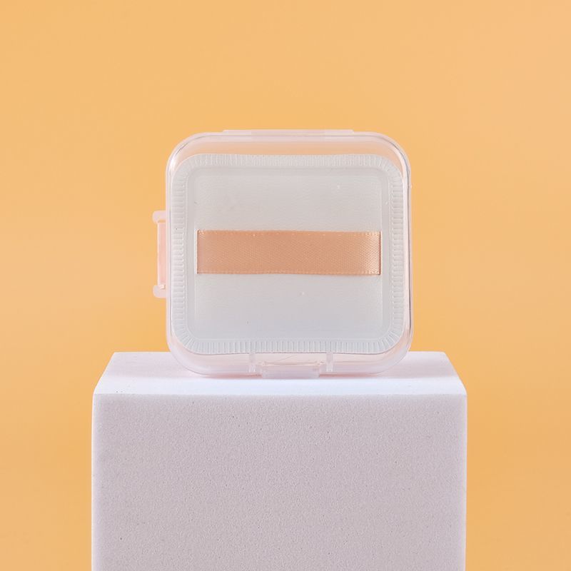 Polvo de marshmallow super grueso redondo cuadrado triángulo esponja polvo de aire almohadilla de aire no se pega polvo herramientas de maquillaje al por mayor