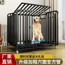 狗笼小型犬中型犬大型犬室内带厕所宠物狗围栏柯基泰迪狗笼子狗窝