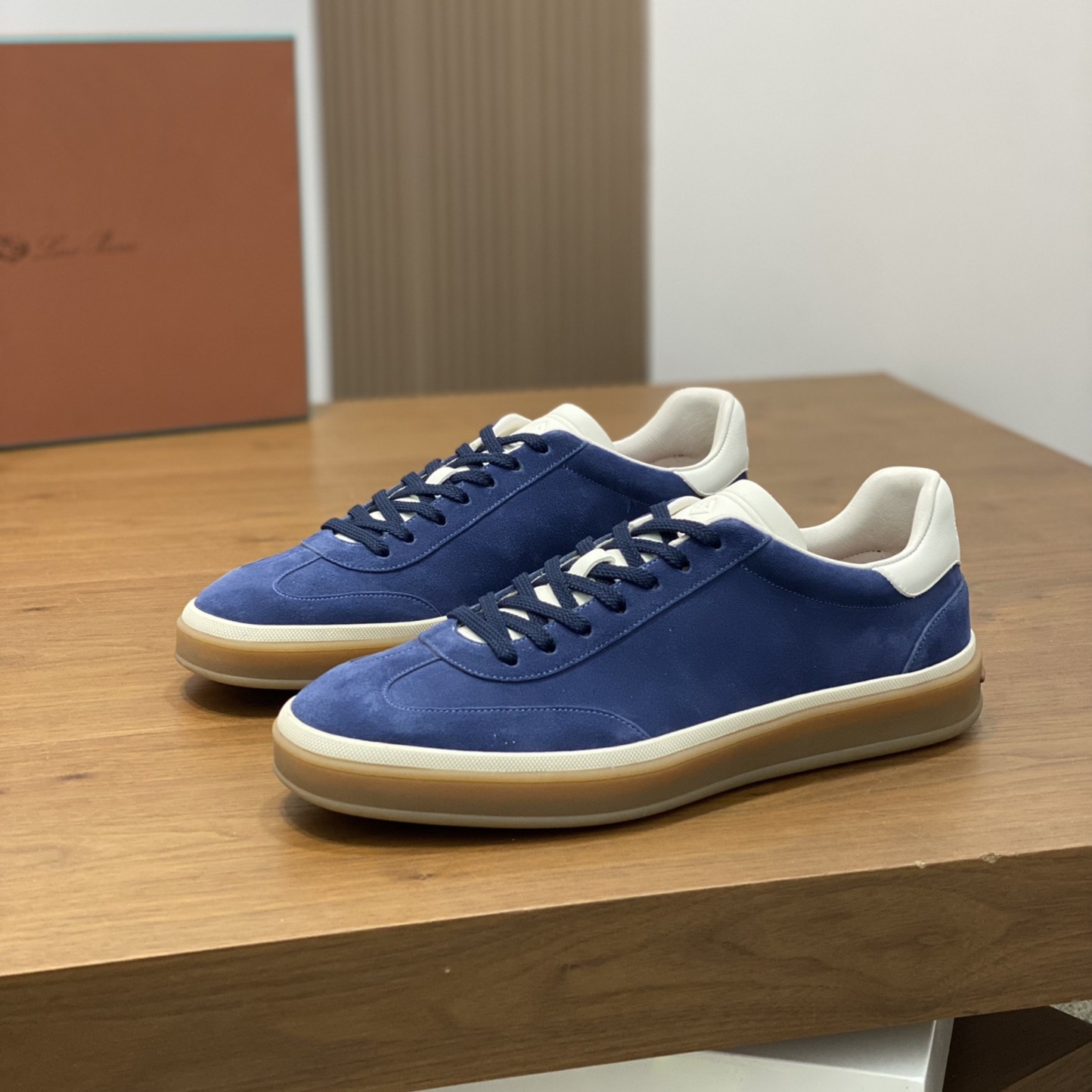 Baskets basses homme en daim style rétro chaussures décontractées_voghion.com