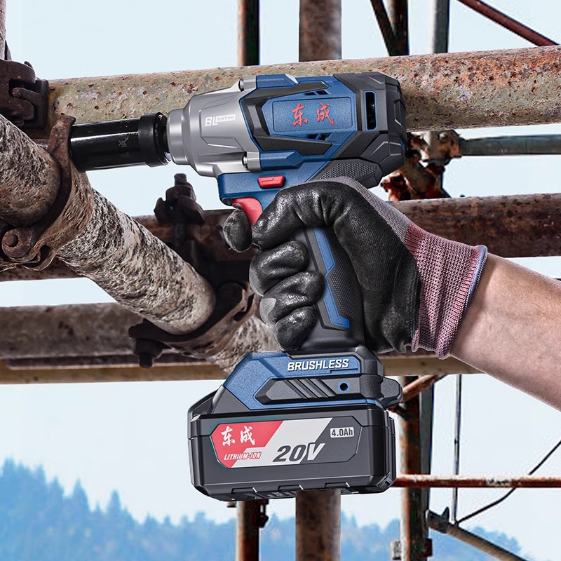 Dongcheng recargable llave de impacto sin escobillas DCPB02 - 18M llave eléctrica gran torsión litio artillero de soporte