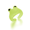 Cartoon fashionable cute ring, resin, European style, suitable for import, new collection, frog, on index finger