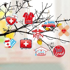 Cross-border nurse graduation ceremony school classroom decoration and arrangement hanging decorations International Nurses' Day party gifts tags