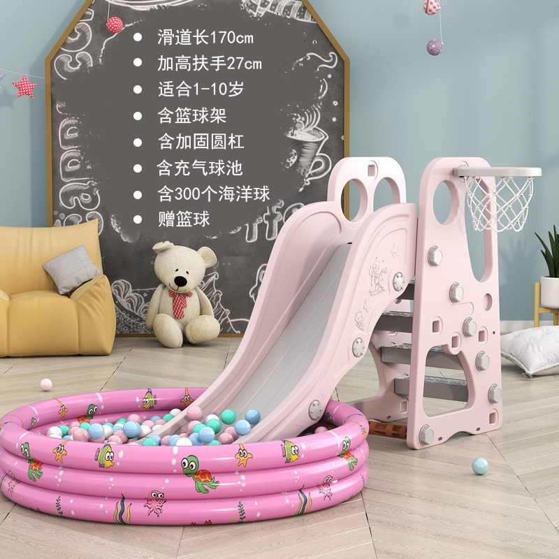 Juguetes de plástico engrosados para niños de 3 a 10 años pequeño hogar parque de atracciones interior hogar bebé bebé tobogán