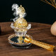 Creative Rotatable Crystal Pattern Incense Stove Ala Beat Living Room Decoration Party Festival Decoration Glass Candle Holder