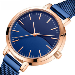 MINI FOCUS Women's Watch Fashion Ladies Watch Waterfall Texture Mesh Strap Waterproof Women's Watch 0261L