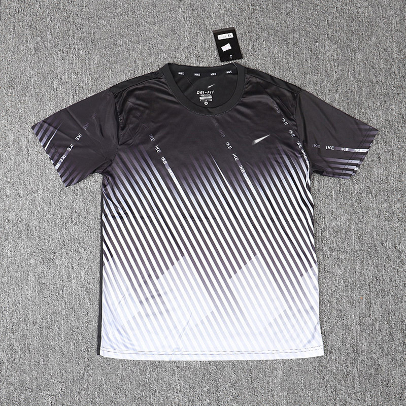 Brand wholesale t-shirt ice silk quick-drying clothing men's summer short-sleeved breathable sweat-wicking fitness running casual half-sleeve tide Brand wholesale t-shirt ice silk quick-drying clothing men's summer short-sleeved breathable sweat-wicking fitness running casual half-sleeve tide