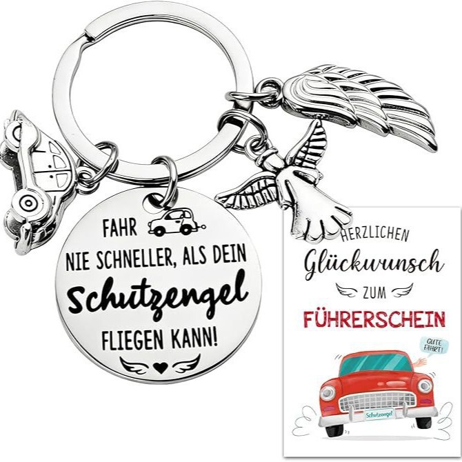 Father's Day Gift Keychain Guardian Angel Wings Car Pendant Round Tag Keychain Angel Car Keychain Father's Day Gift Keychain Guardian Angel Wings Car Pendant Round Tag Keychain Angel Car Keychain